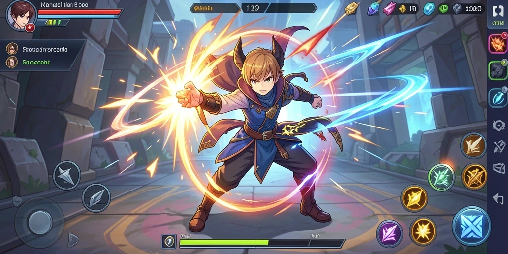 Pemandangan menakjubkan dari level terbaru dalam game.