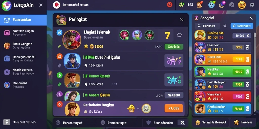 Karakter unik dengan desain yang menawan.