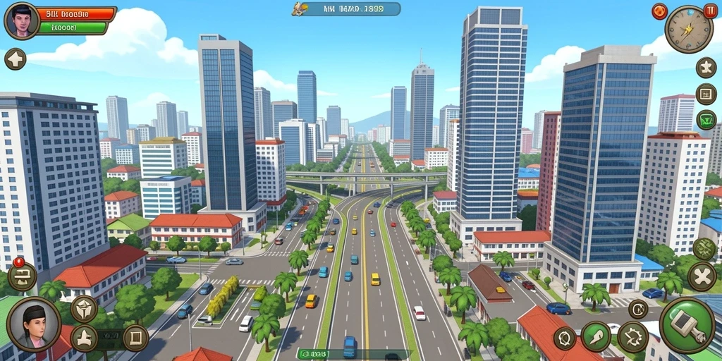 Tangkapan layar: Gameplay mendebarkan di level menengah.