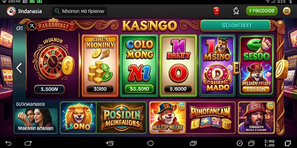 Berbagai pilihan permainan slot dengan grafis berkualitas tinggi.