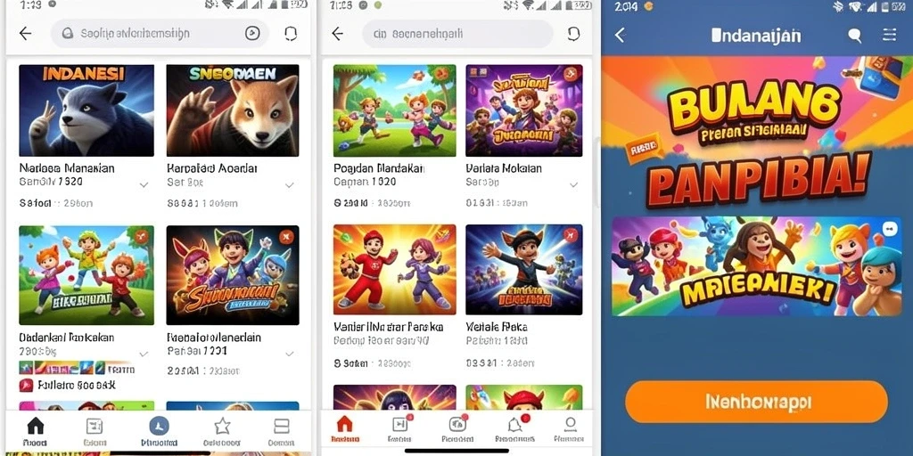 Layar pertempuran yang intens dan menarik.