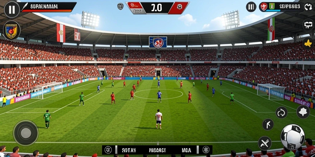 Salah satu level seru yang penuh rintangan menantang.